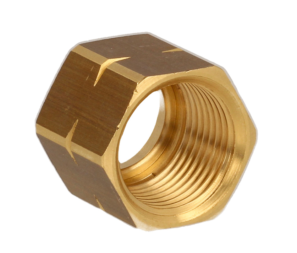 Überwurfmuttern G 3/8" LH DIN